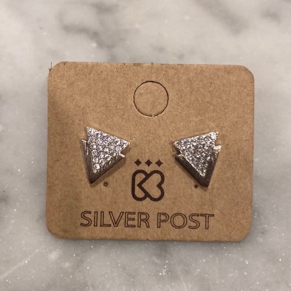 Silver Post Studs - Picture 2 of 2